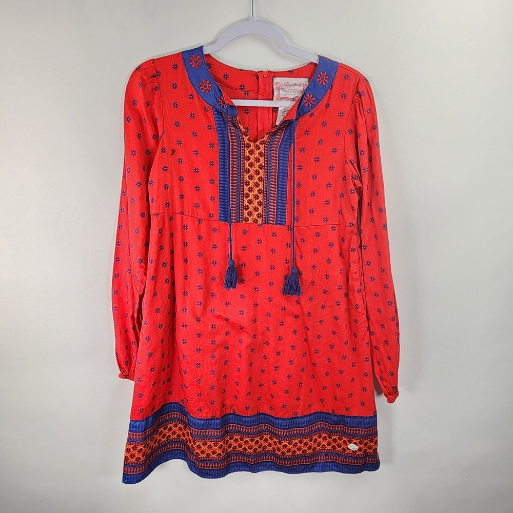 American Girl Beforever Collection Dress Girl's 16 Boho Retro Red Tassel